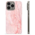 iPhone 15 Pro Max TPU-hoesje - Roze Marmer