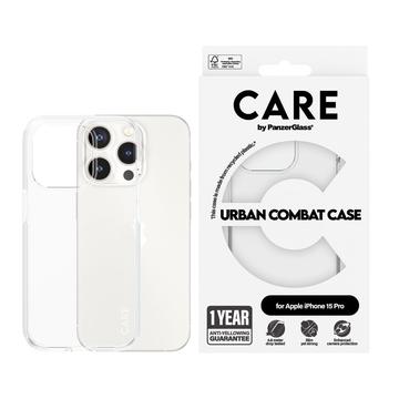 iPhone 15 Pro PanzerGlass Care Urban Combat Hoesje - Doorzichtig