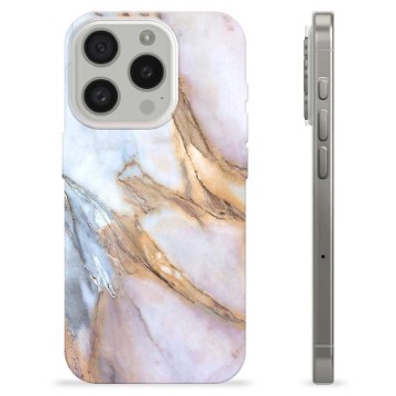 iPhone 15 Pro TPU-hoesje - Elegant Marmer