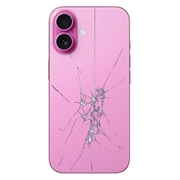 iPhone 16 Back Cover Reparatie - Alleen glas - Roze