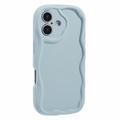 iPhone 16 Candy Color Wavy TPU hoesje