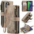 iPhone 16 Caseme C30 Multifunctioneel Portemonnee Hoesje - Bruin