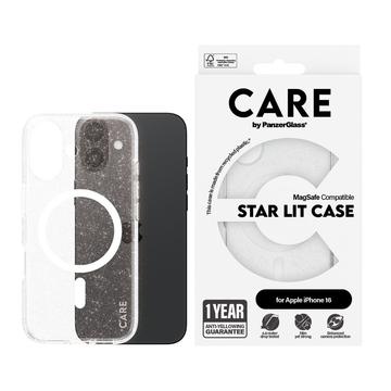 iPhone 16 PanzerGlass Care Star Verlicht hoesje - MagSafe compatibel - Wit