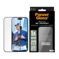 iPhone 16/15 PanzerGlass Ceramic Protection Ultra-Wide Fit EasyAligner Screenprotector - 9H - Zwarte rand