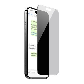 iPhone 16 Plus/15 Plus Puro Privacy Glazen Screeprotector 9H - Anti-spion