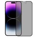 iPhone 16 Plus Privacy Full Cover Glazen Screenprotector - Zwarte Rand