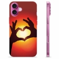 iPhone 16 Plus TPU-hoesje - Hart Silhouet