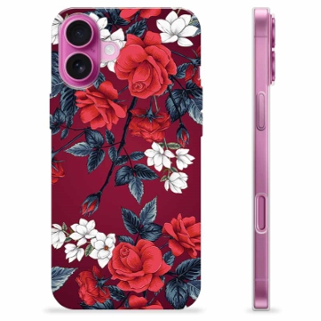 iPhone 16 Plus TPU-hoesje - Vintage Bloemen