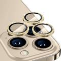 iPhone 16 Pro/16 Pro Max Hat Prince Glitter Camera Lens Beschermer - Goud