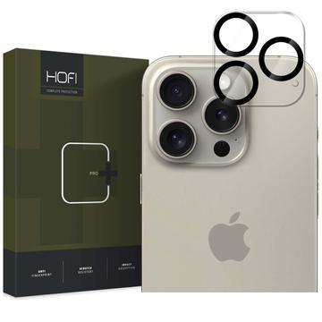 iPhone 16 Pro/16 Pro Max Hofi Cam Pro+ Cameralensbeschermer van Gehard Glas - Doorzichtig / Zwart