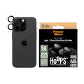 iPhone 16 Pro/16 Pro Max PanzerGlass Hoepels Keramische Camera Lens Beschermer - Zwart