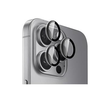 iPhone 16 Pro/16 Pro Max Puro Individual Camera Lens Gehard Glas - Verbeterde Lensbescherming