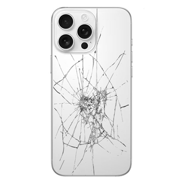 iPhone 16 Pro Back Cover Reparatie - Alleen glas - White Titanium