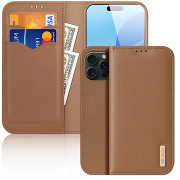 iPhone 16 Pro Dux Ducis Hivo Wallet Leren Hoesje