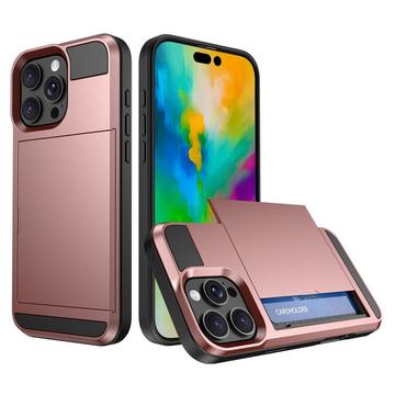 iPhone 16 Pro Hybride Hoesje met Schuifkaarthouder