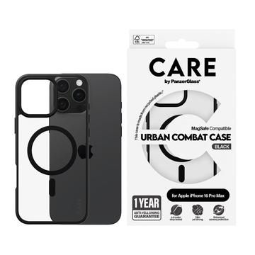 iPhone 16 Pro Max PanzerGlass Care Urban Combat Hoesje - MagSafe-compatibel - Zwart