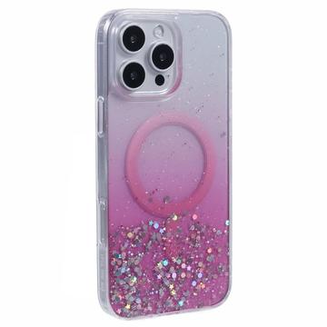 iPhone 16 Pro Max Sparkle Glow MagSafe hoesje - Roze