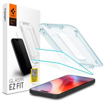 iPhone 16 Pro Max Spigen Glas.tR Ez Fit Glazen Screenprotector - 2 St.