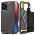 iPhone 16 Pro Max Spigen Rugged Armor Mag TPU Hoesje - Grijs