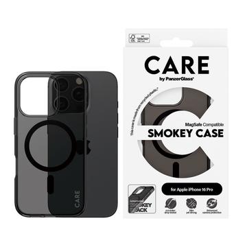 iPhone 16 Pro PanzerGlass Care Smokey Urban Combat Case - MagSafe-compatibel - Zwart