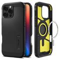 iPhone 16 Pro Spigen Tough Armor Mag Hoesje - Zwart