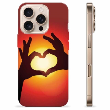 iPhone 16 Pro TPU-hoesje - Hart Silhouet