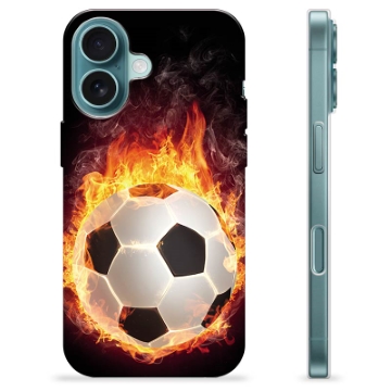 iPhone 16 TPU-hoesje - Voetbal Vlam