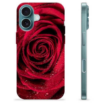 iPhone 16 TPU-hoesje - Roos