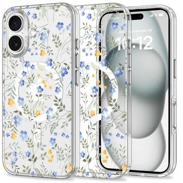 iPhone 16 Tech-Protect MagMood hoesje - MagSafe compatibel - Lentebloemen