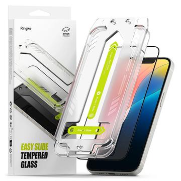 iPhone 16e/14/13/13 Pro Ringke Easy Slide Glazen Screenprotector - 2 stuks.