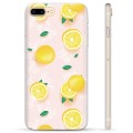 iPhone 7 Plus / iPhone 8 Plus TPU-hoesje - Citroenpatroon