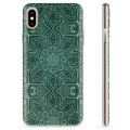 iPhone X / iPhone XS TPU-hoesje - Groene Mandala