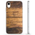 Hybride hoesje voor iPhone XR - Hout