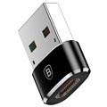 Baseus Mini Series USB 2.0 / USB 3.1 Type-C Adapter - Zwart