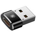 Baseus Mini Series USB 2.0 / USB 3.1 Type-C Adapter - Zwart