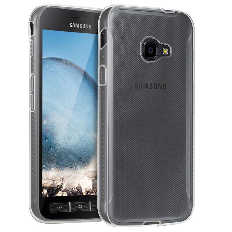 collegegeld eigenaar speelplaats Samsung Galaxy Xcover 4s, Galaxy Xcover 4 Anti-Slip TPU Case - Doorzichtig