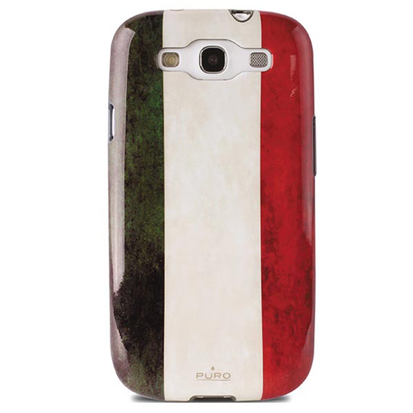 Rood zebra Verlaten Samsung Galaxy S3 I9300 Puro Cover - Vlag van Italië