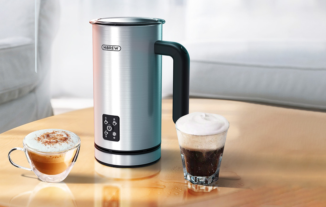 HiBREW M3 Elektrische melkopschuimer 4-in-1 500W