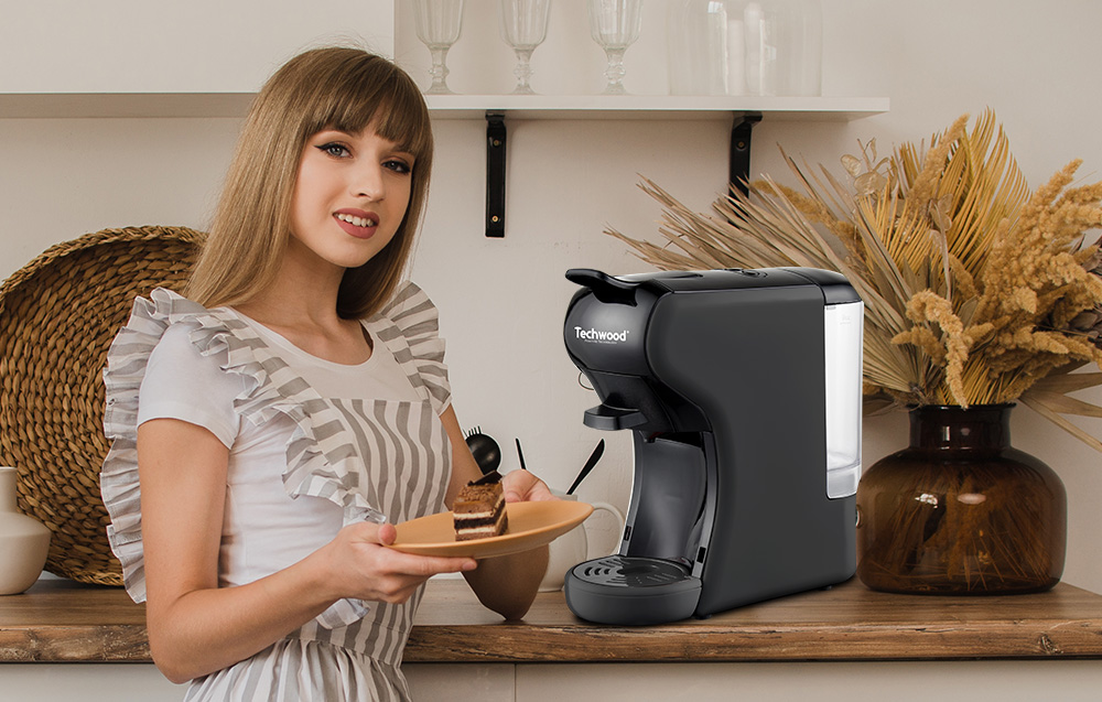 Techwood TCA-196N Capsule koffiezetapparaat - zwart