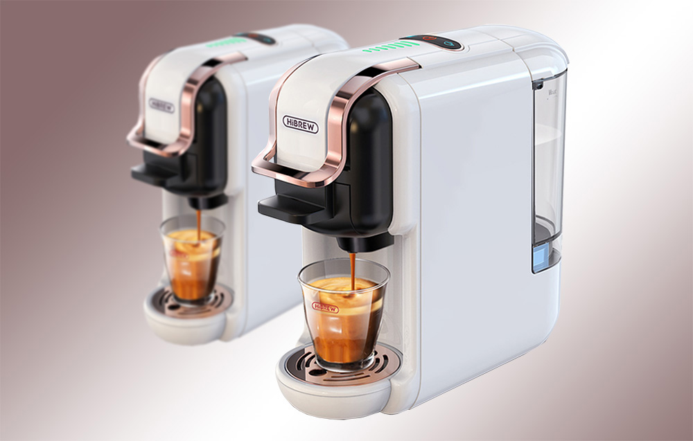 HiBREW H2B Capsule koffiezetapparaat 5-in-1 - wit