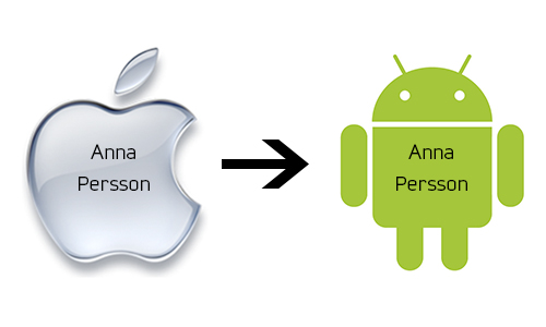 Contacten overzetten van iPhone naar Android Apple iPhone vs Android